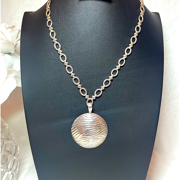 David Sigal Sterling Silver Wave Pendant/Enhancer - Picture 10 of 10